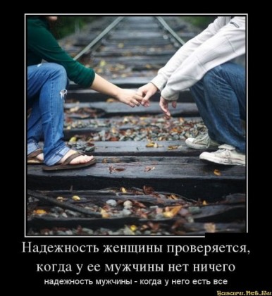 Надёжность мужчины и женщины